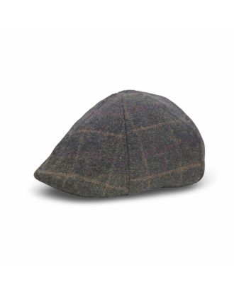 Checked Green  Six Panel Cap