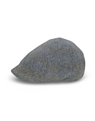 Green Grey/Marle Six Panel Flat Cap