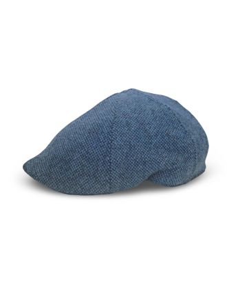 Tweed Blue Marl Six Panel Cap