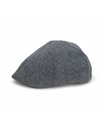 Tweed Charcoal Grey Six Panel Cap