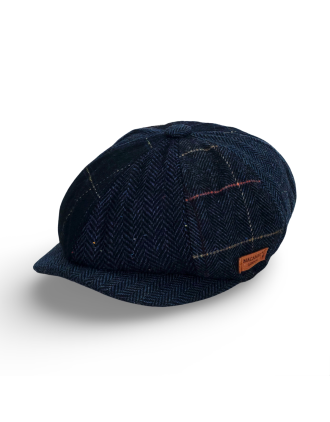 Patche Design Navy Eight Panel Cap