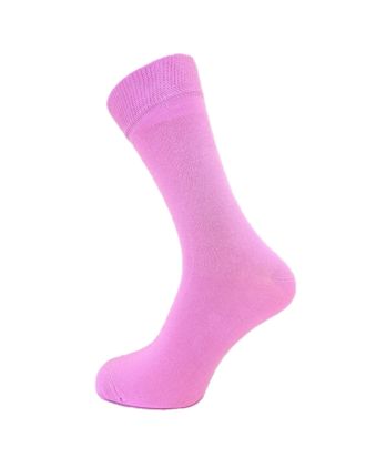 Men's Plain Pink Ankle Socks