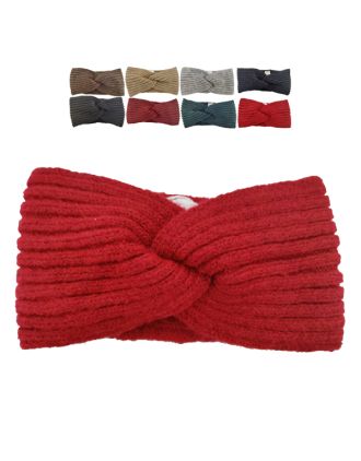 Assorted Womens Knitted Headwrap Headband Twisted Knot Hair Band