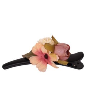 Assorted Vintage Colour Flower Hair Pin - GRD-42