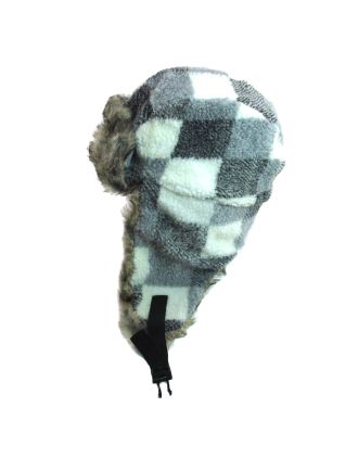 Assorted Checkered Trapper Hat 