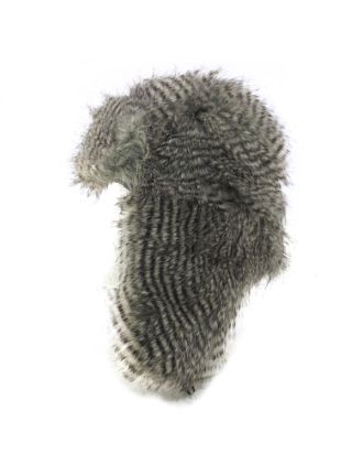 Grey Faux Fur Trapper Hat