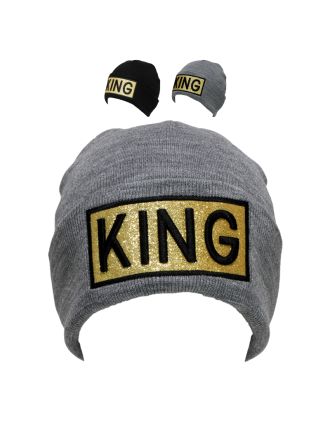 Assorted Color Bling King Beanie Hats