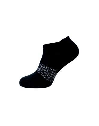 Men's Black Towelling Cushioned Sports Trainer Socks