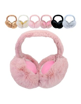 Assorted Foldable Fluffy Warm Earmuffs