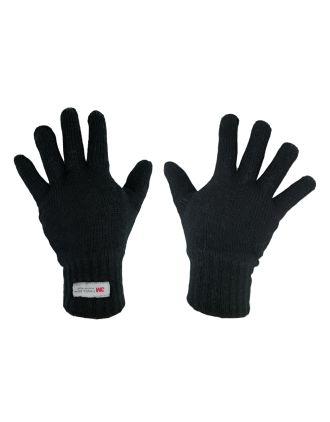3M Men's Black Thinsulate Knitted Gloves