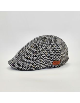 Master Herringbone Six Panel Flat Cap