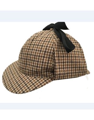 Brown Deerstalker Cap