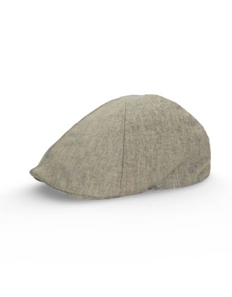 Grey Linen Six Panel Cap