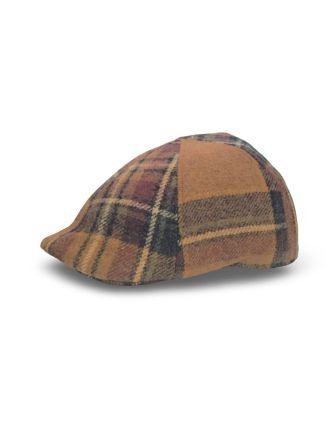 Brown Duckbill Flat Cap