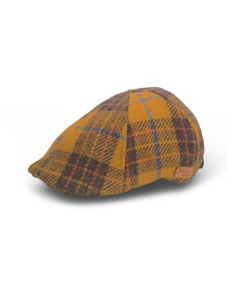 Six Panel Brown Tartan Design 