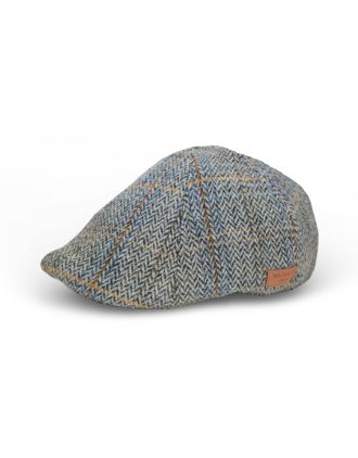 Six Panel Light Grey Herringbone
