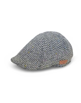 Master Herringbone Six Panel Flat Cap