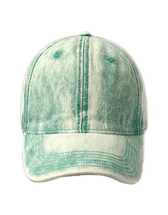 Denim Washed Mint Baseball Cap