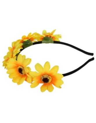 Assorted Flowers Around a Headband  - GRD-33