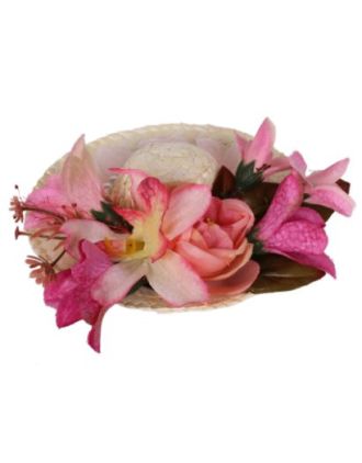 Flowers on Little Hat Hair Pin  - GRD-38