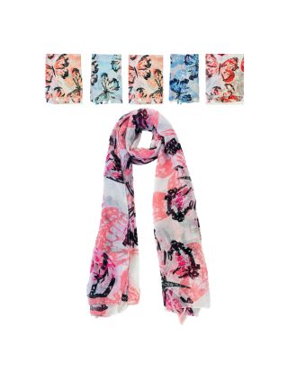 Butterfly Design Scarf