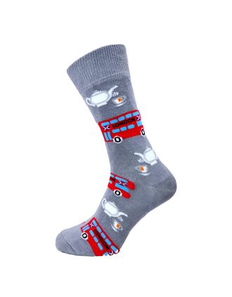 Souvenir Tea and Bus Women's Ankle Socks