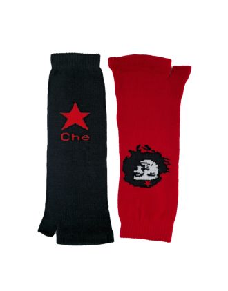 Assorted Iconic Che Fingerless Long Gloves