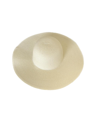 Cream Summer Floppy Hat
