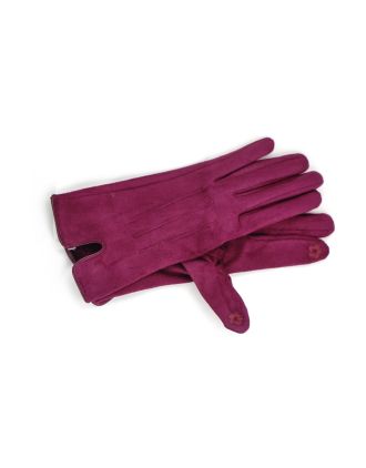Women's Fashion Soft Material Touch Screen Gloves - G - 0020