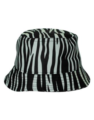 Zebra Printed Summer Bucket Hats