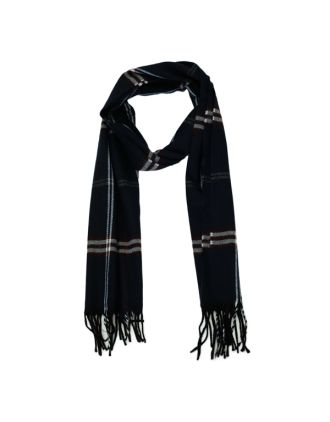 Men's Navy Tartan Design Scarves