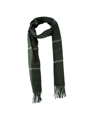 Men's Grey Tartan Design Scarves