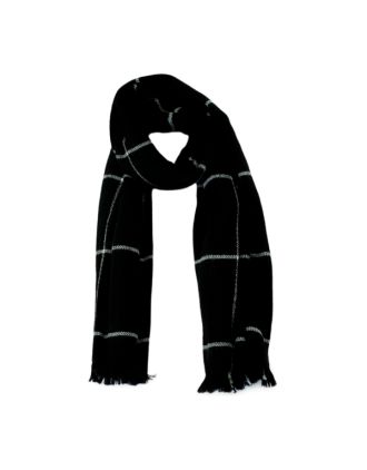 Black Design Soft Oversized Scarves