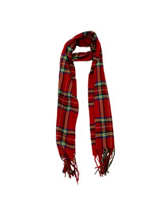Red Check Design Scarves