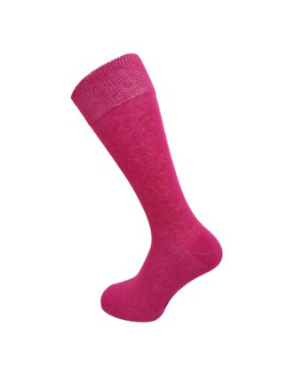 Mens Plain Very Berry Ankle Socks