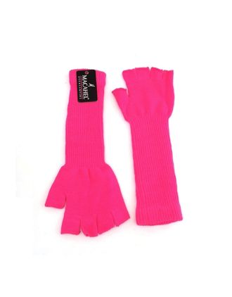 Long Neon Assorted Fingerless Gloves - GLV-1289