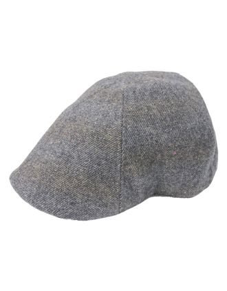 Green Grey/Marle Six Panel Flat Cap