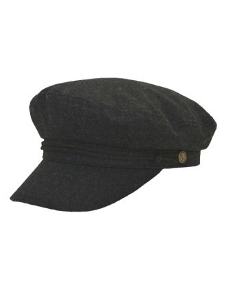 Charcoal Grey Captain's Hat