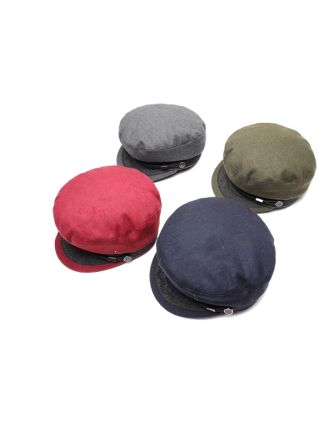 Mixed colors belt Peak Captains Hat