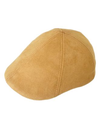 Mustard Colour Six Panel Flat Cap