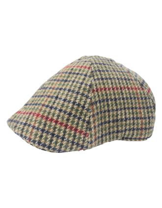Three Colours Six Panel Flat Cap