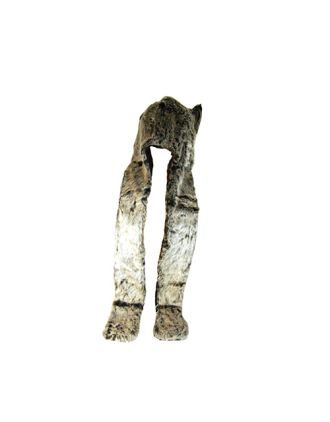 Husky Animal Hat with Attached Scarf and Gloves - HAT-1539