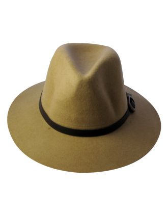 Camel Fedora with Belt