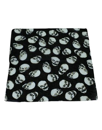 Skull on Black Bandana