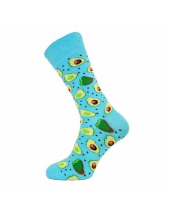 Cute Avocado Design Men's Ankle Socks - SMA-3018