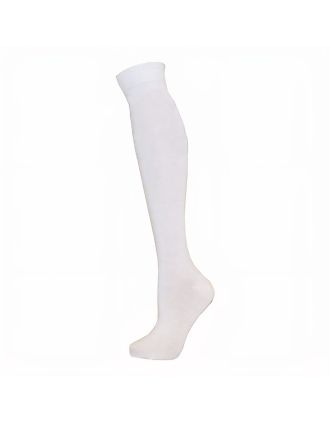 Plain White Knee High Socks