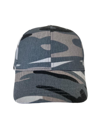 Grey Camouflage Baseball Cap