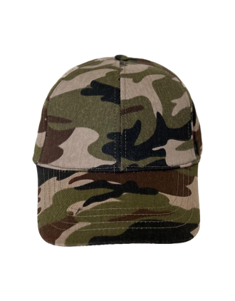 Green Camouflage Baseball Cap
