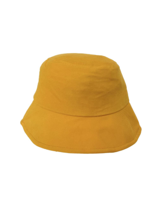 Mustard Unisex Canvas Bucket Hats