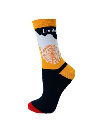 Mens Tower Bridge - London Eye Ankle Socks